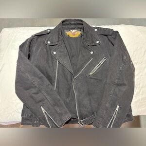 Harley Davidson Black Denim Coat

Medium